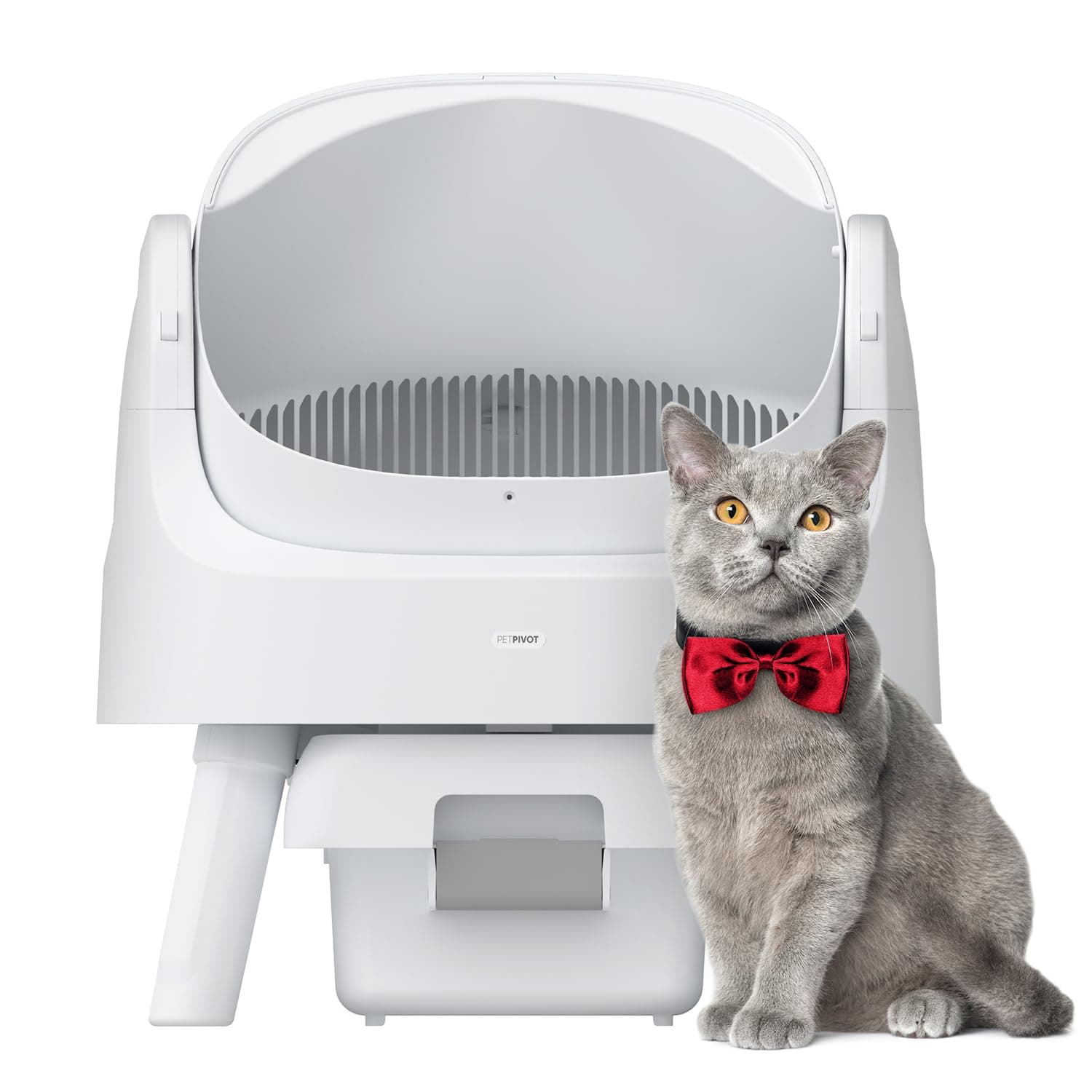 PetPivot Self-Cleaning Cat Litter Box, Automatic Litter Box, Extra Large, Multi-Cat, Hygienic, No More Hand Scooping