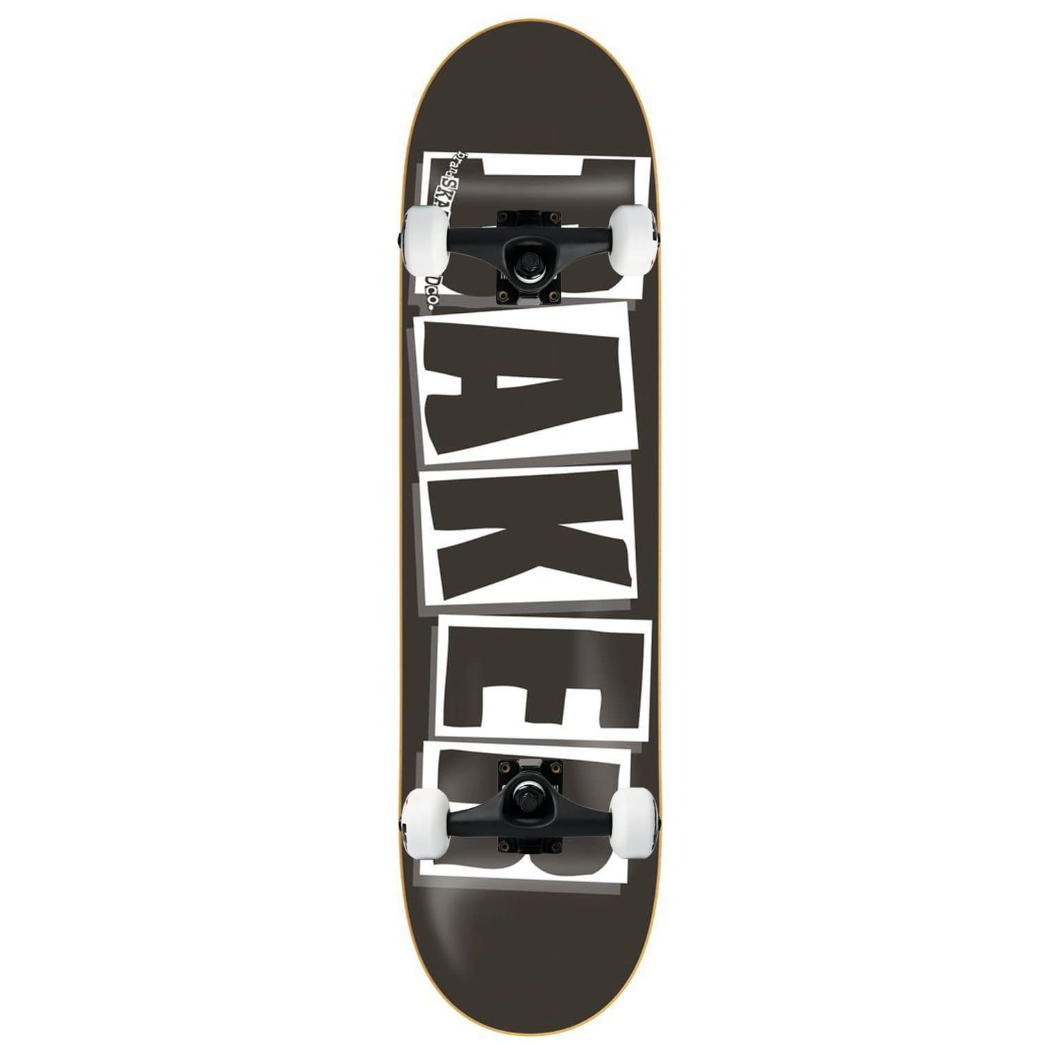 Baker Skateboard Complete Logo Black/White 8.125" Black Trucks Assembled