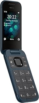 Nokia 2660 Flip 4G Volte keypad Phone with Dual SIM, Dual Screen, inbuilt MP3 Player & Wireless FM Radio | 1 Year Replacement Guarantee | Blue