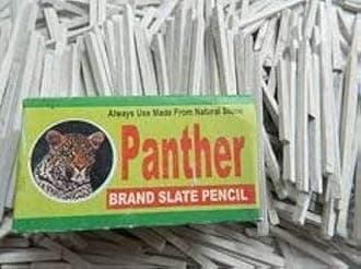 pmw - Panther Brand - Pack of 10 Boxes - Natural Lime Stone Chalk - Slate Pencil