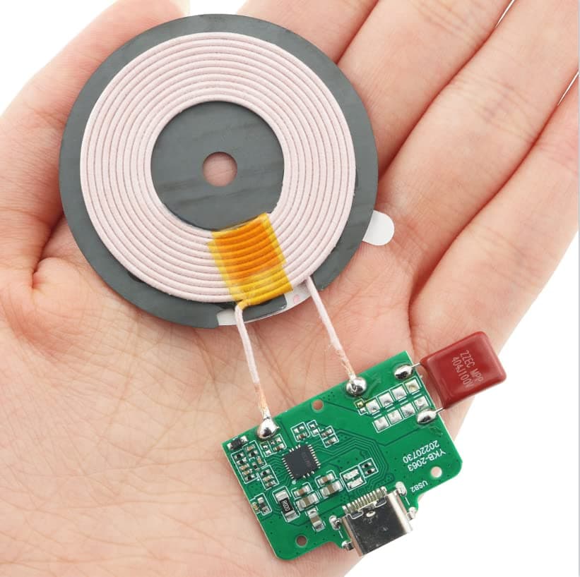 15W Qi Wireless Charger PCBA Circuit Board with Coil Pad Charging