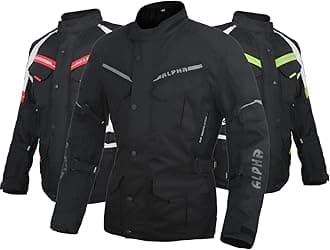ALPHA CYCLE GEAR2021 Adventure & Touring Motorcycle Jacket For Men Motorbike Off Road CE Armor All Season Waterproof