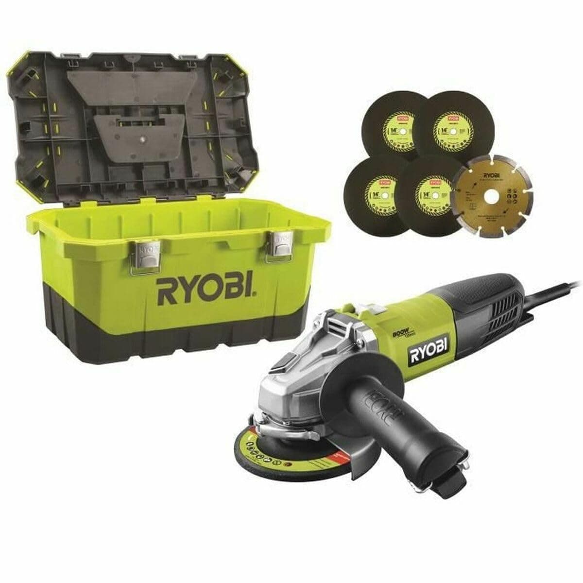 Ryobi RAG800-125TA6 800W Electric Wire Grinder