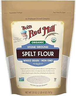 Bob's Red Mill Organic Spelt Flour (20oz, Pack of 2)