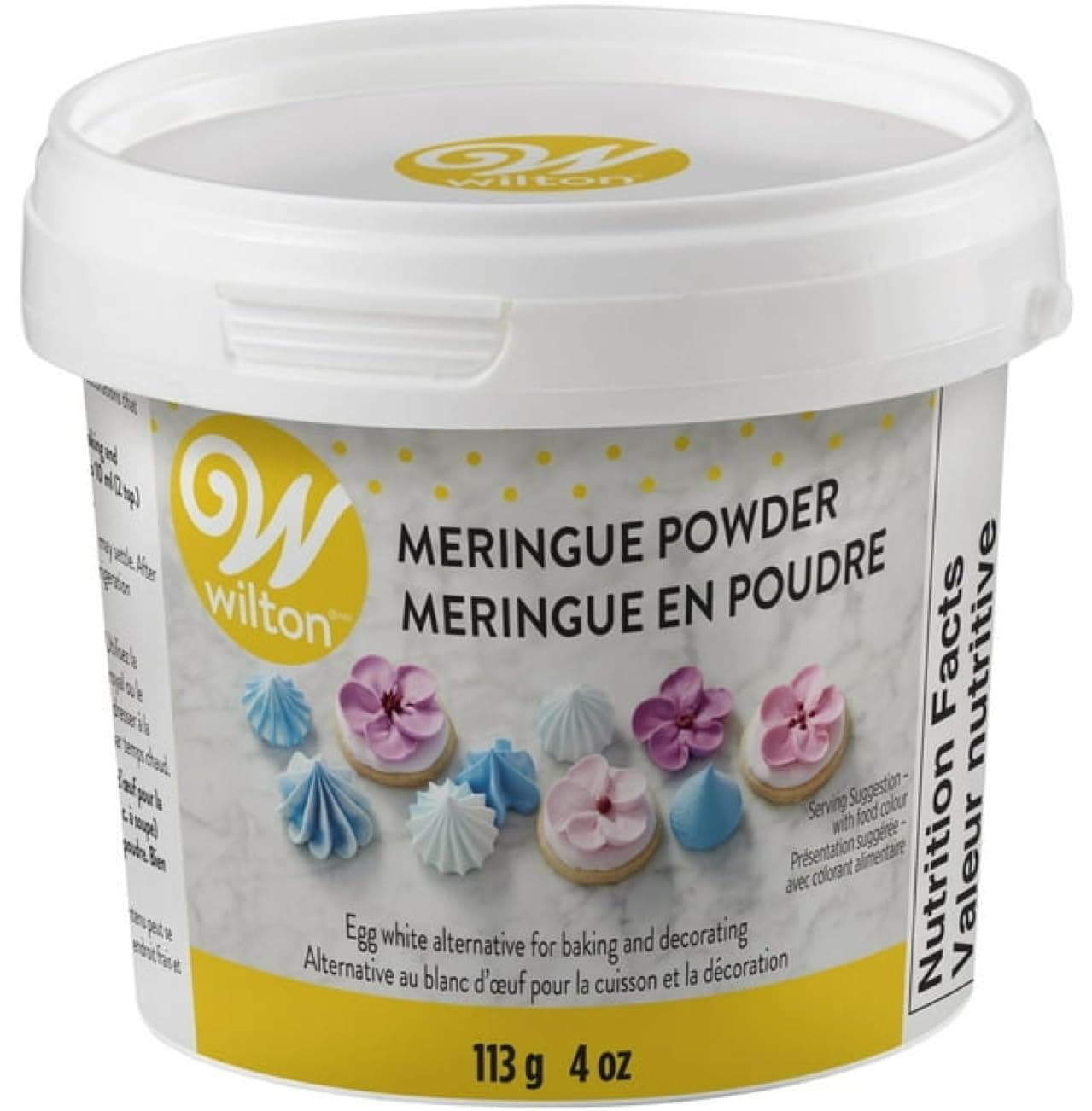Wilton Merenge Powder, 4.0 oz (113 g), 4 oz, Dried Egg White, Icing Cookies, Confectionery