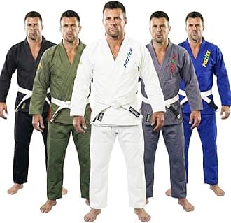 Brazilian Jiu Jitsu Gi for Men & Women BJJ Gi Grappling Kimonos Preshrunk Lightweight Fabric Martial Arts Uniform