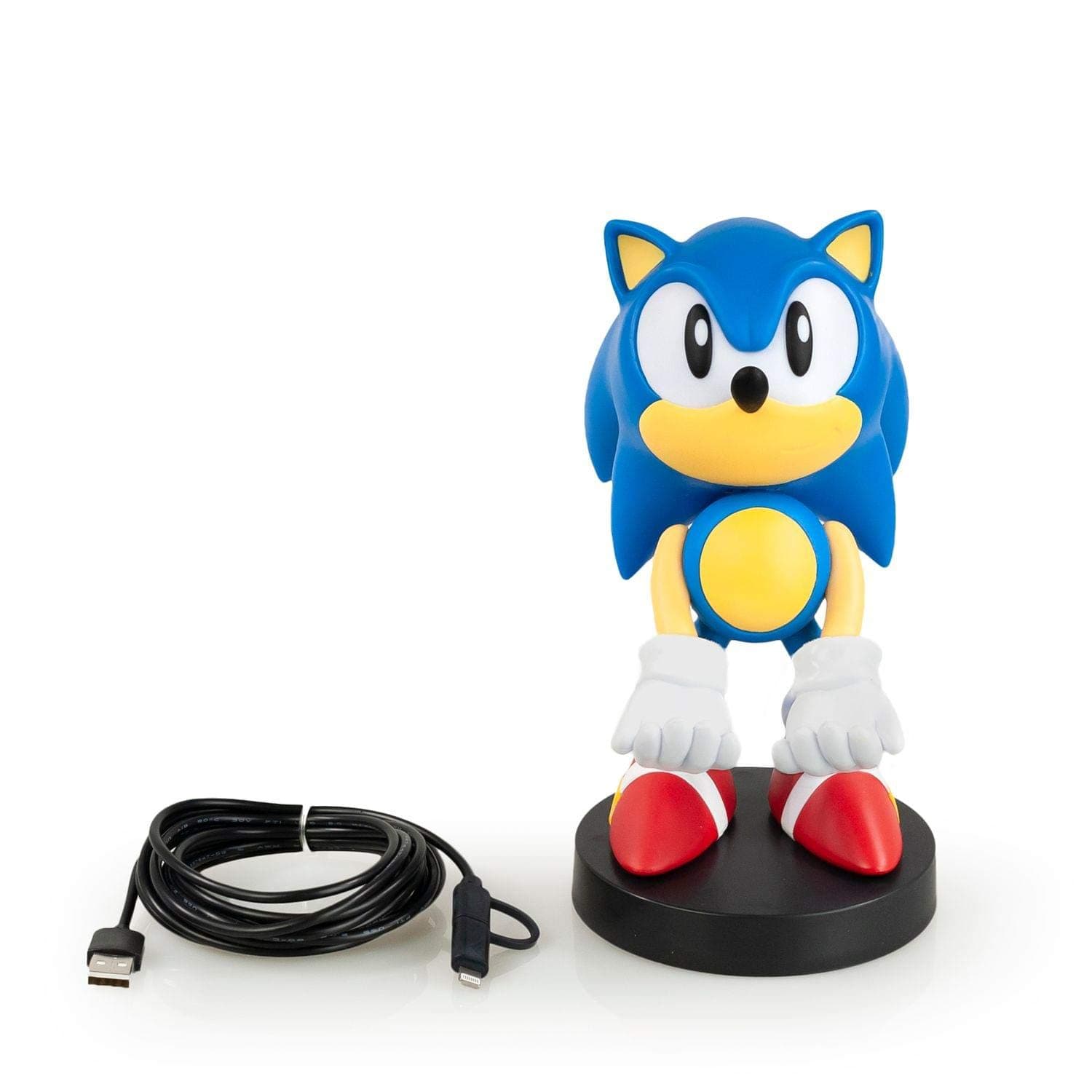 Exquisite Gaming Collectible Sonic The Hedgehog Cable Guy Device Holder - Works With Playstation And Xbox Controllers All Smartphones Classic Not Machine Specific