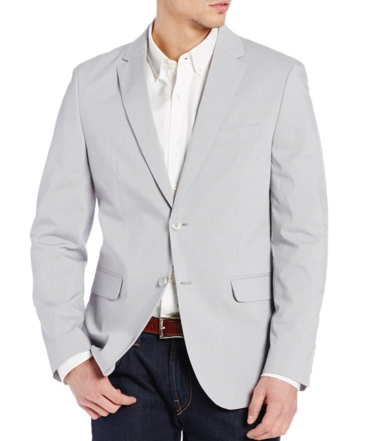 Calvin Klein Men's Glenn Check Tech Pop Sportcoat