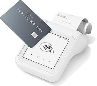 SumUp Solo & Printer Bundle – Contactless Credit Card Payment Card Reader with Charging Station & Printer for Receipts. Full touch-screen interface with free SIM card and unlimited mobile data