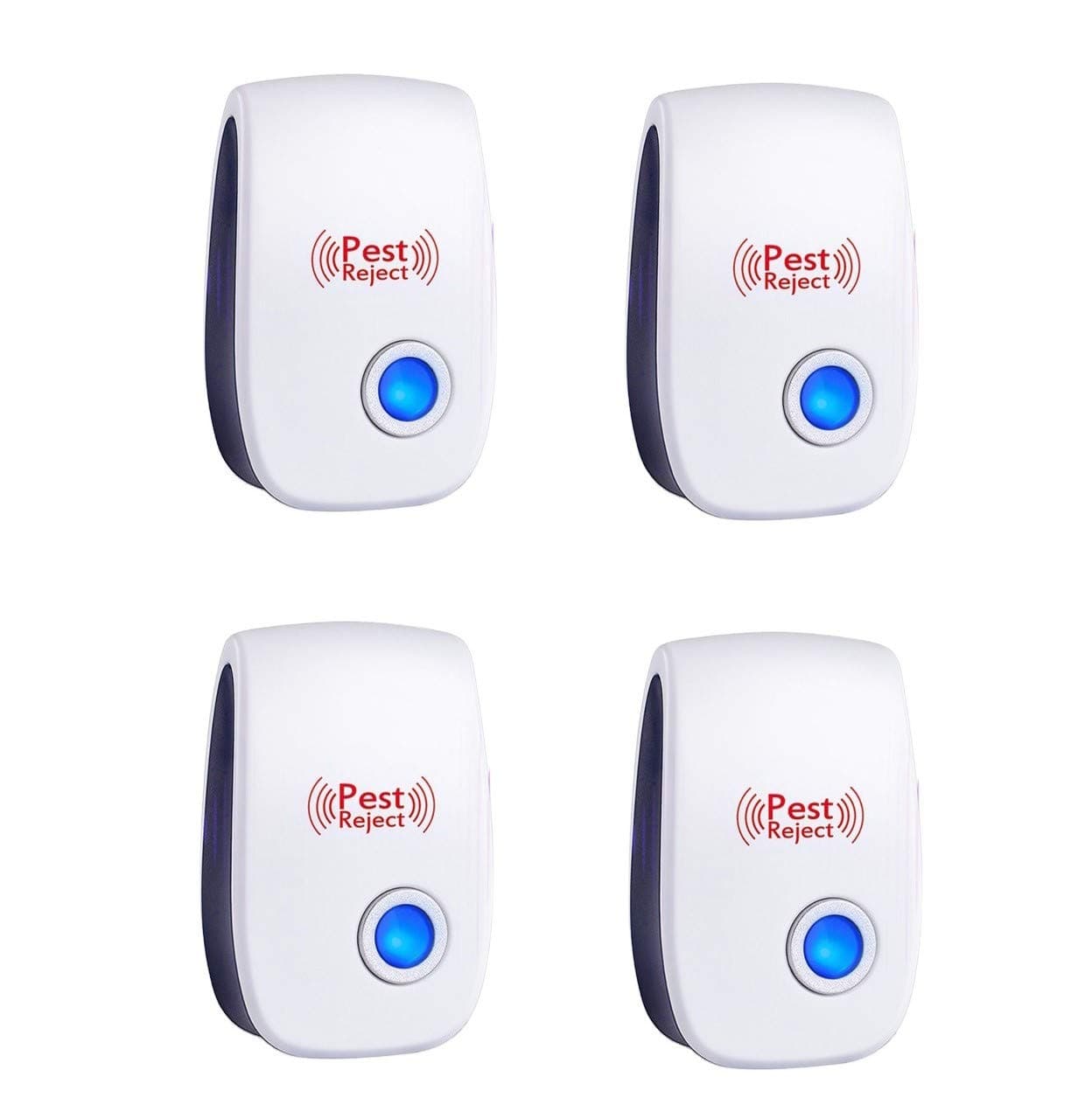 TownWarehouse Ultrasonic Pest Repeller, 4 Pack Plug in Electronic Pest Repeller, Mouse and Rat Repeller, Pest Control Insect and Spider Repellent Mice Repellent