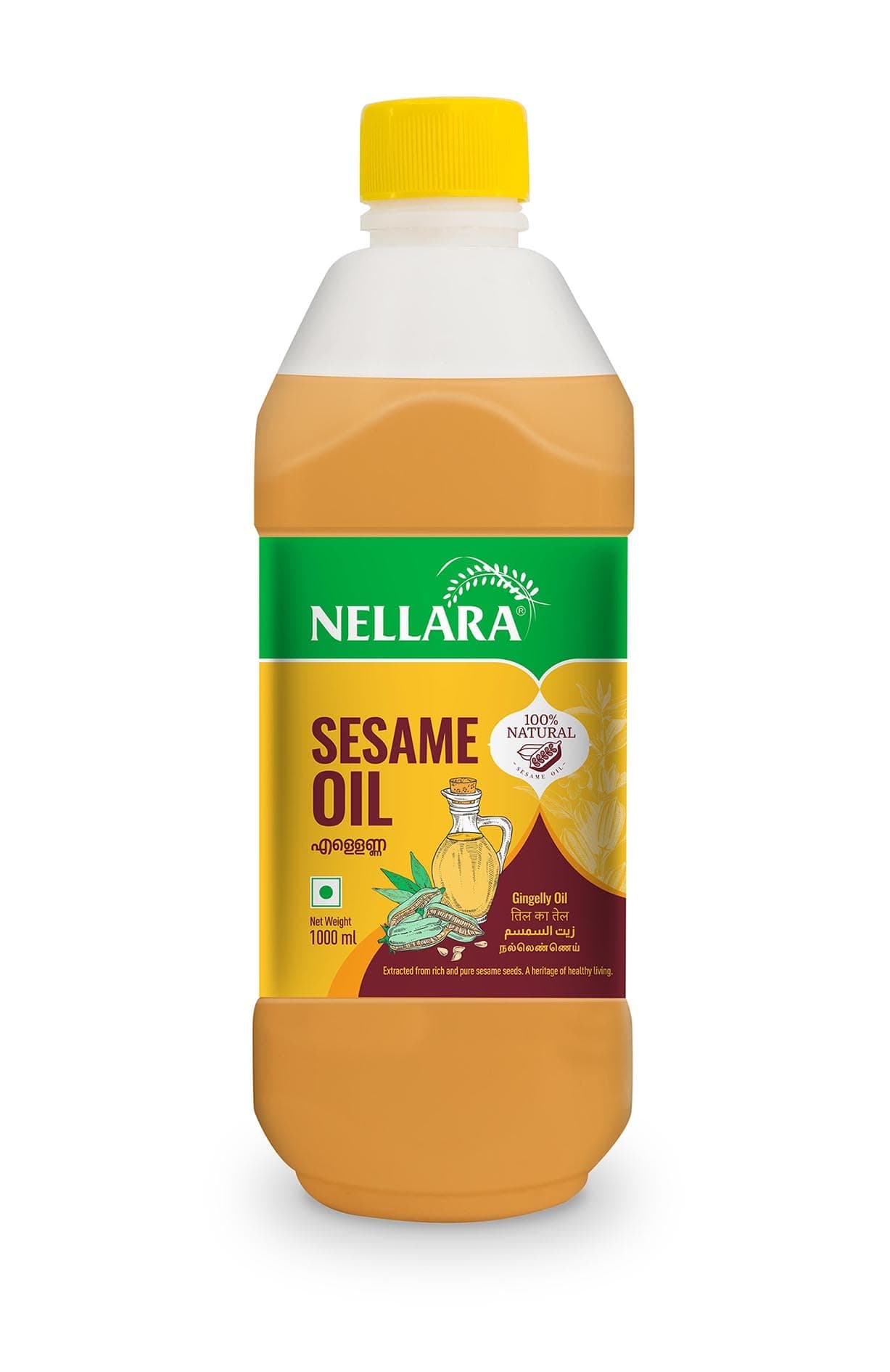 Nellara Gingelly Sesame Oil 1 Liters