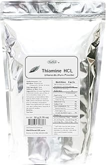 Thiamine HCL Vitamin B1 Pure Powder Energy (50 Grams (1.76 oz))