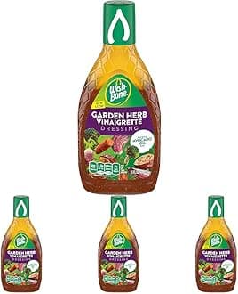 Wish-Bone Avocado Oil Blend Garden Herb Vinaigrette Dressing, 15 FL oz (Pack of 4)
