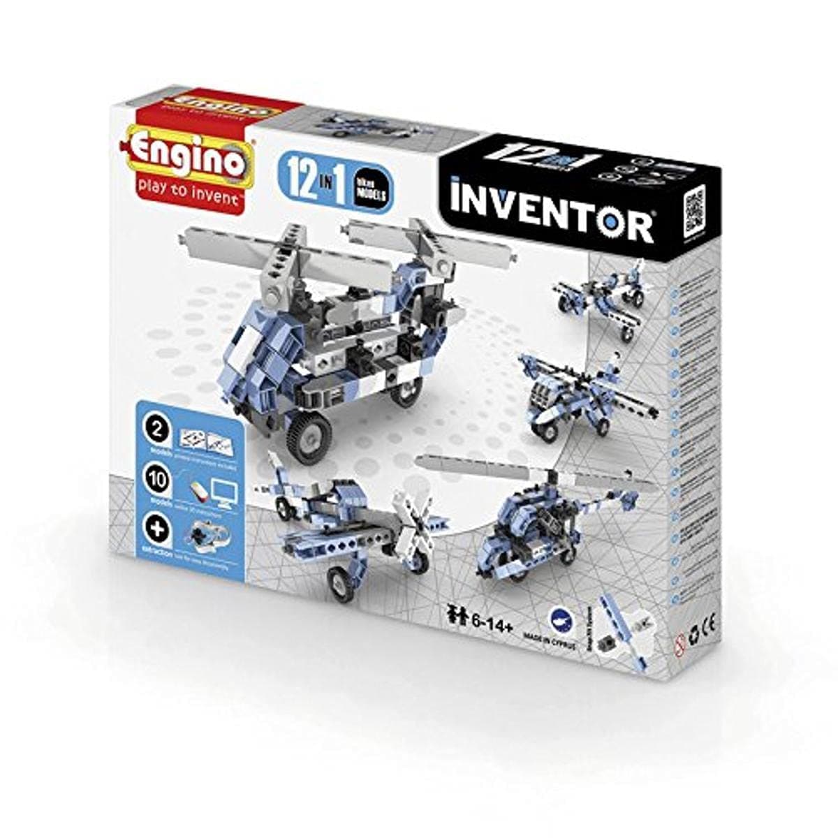 INVENTOR V-1233 Construction Kit 12 in 1 Aircraft