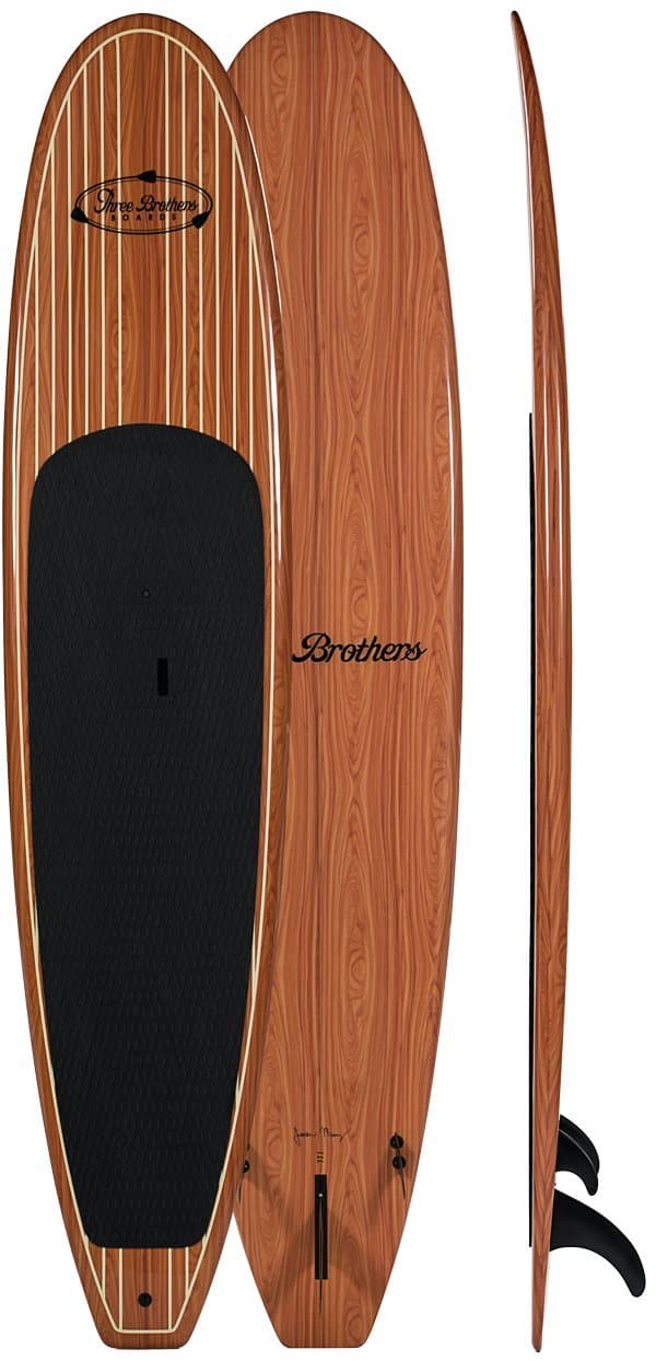 Three Brothers Boards Wood Paddle Board, C.C, 11'4"