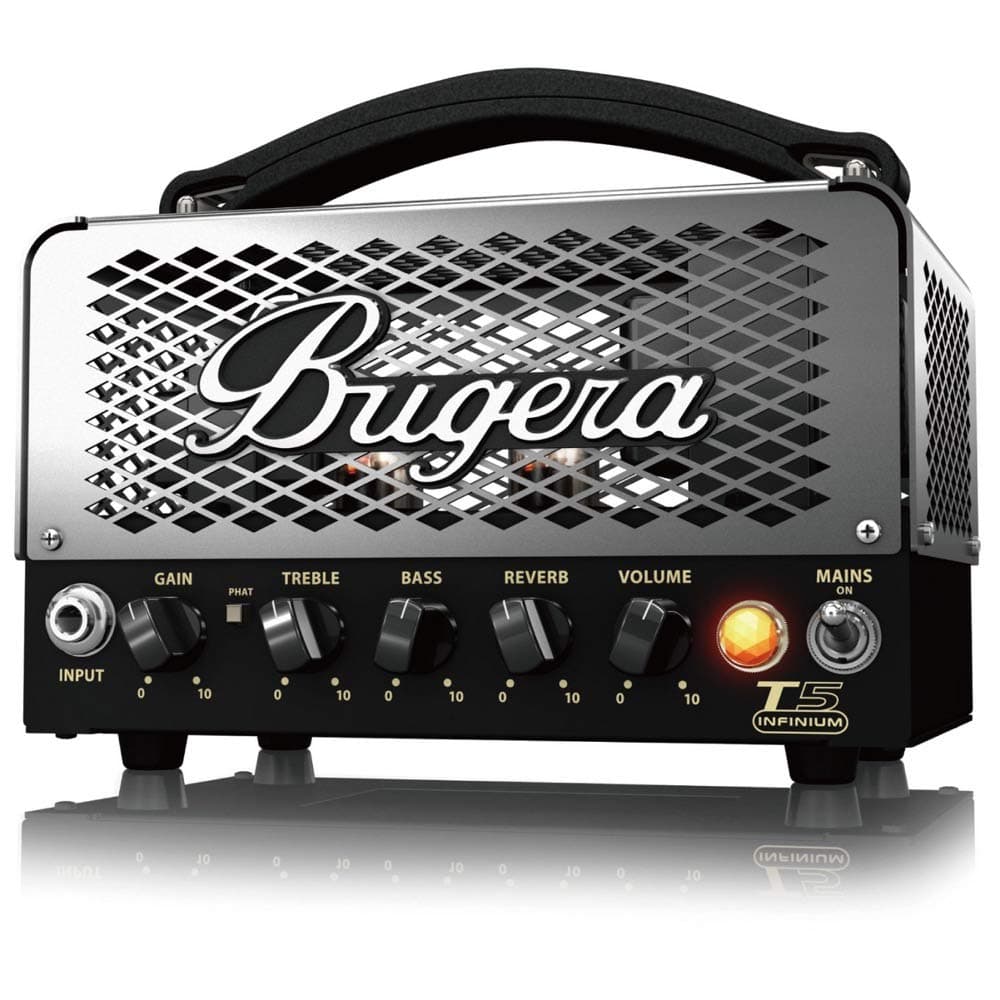 Bugera T5 INFINIUM 5-Watt Cage-Style Amplifier Head with Infinium Tube Life Multiplier and Reverb Multi Colored