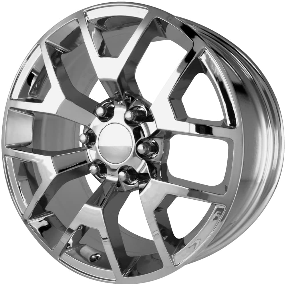 Topline Replicas - V1176 Compatible with 2014 GMC Sierra Chrome Wheel 20x9"/6x5.5"/+31mm Offset
