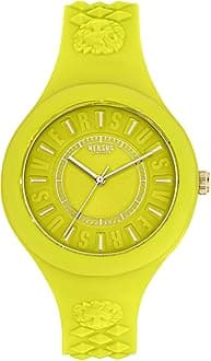 Versus VersaceWomens Fire Island Fashion Watch. Adjustable and Sporty Silicone Strap. Includes Travel Gift Pouch.