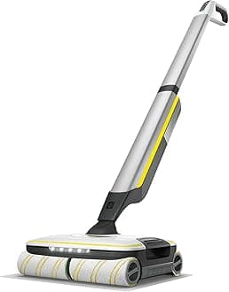 Kärcher FC 7 Cordless All-in-One Hard Floor Cleaner with 4-Roller Technology for Simultaneous Wet and Dry Debris Removal