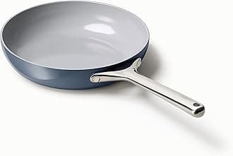 Nonstick Ceramic Frying Pan (2.7 qt, 10.5") - Non Toxic, PTFE & PFOA Free - Oven Safe & Compatible with All Stovetops (Gas, Electric & Induction) - Navy