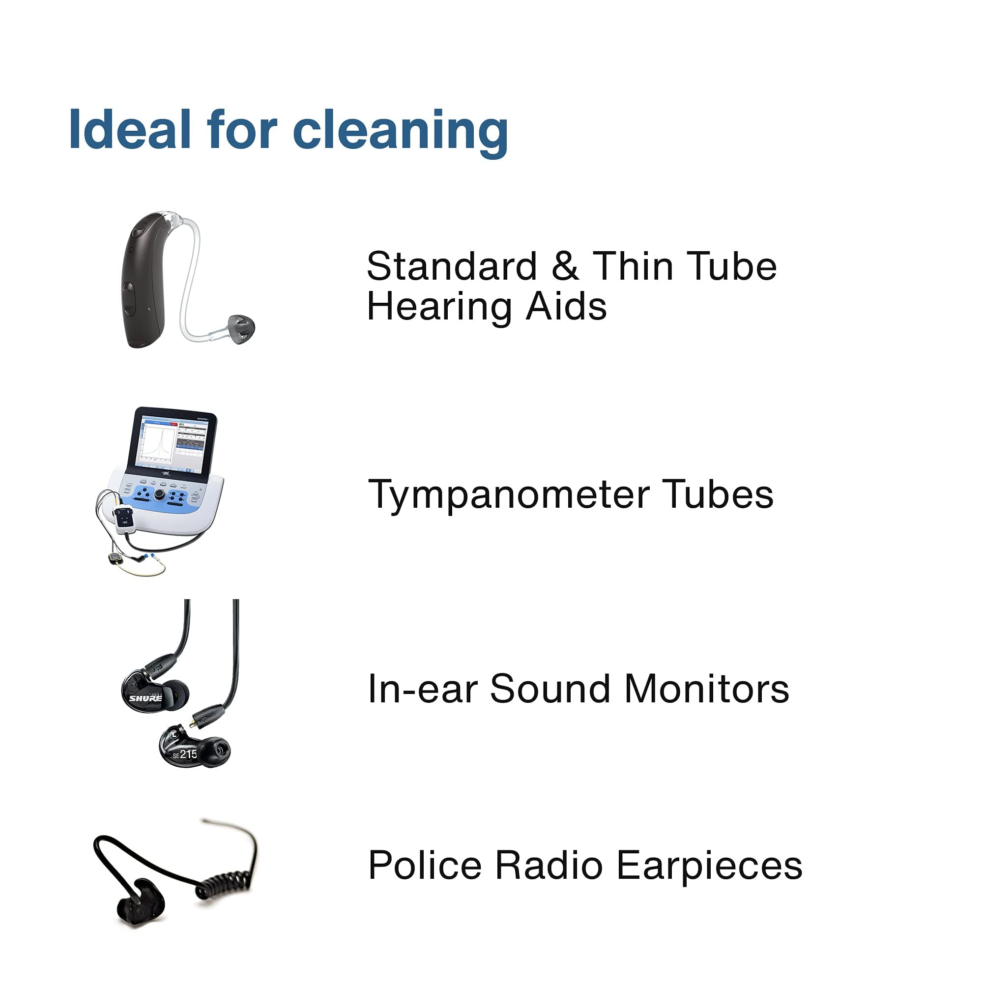 NanoClean Fine Instrument Hearing Aid Cleaners (20-strand pkg) by NanoClean