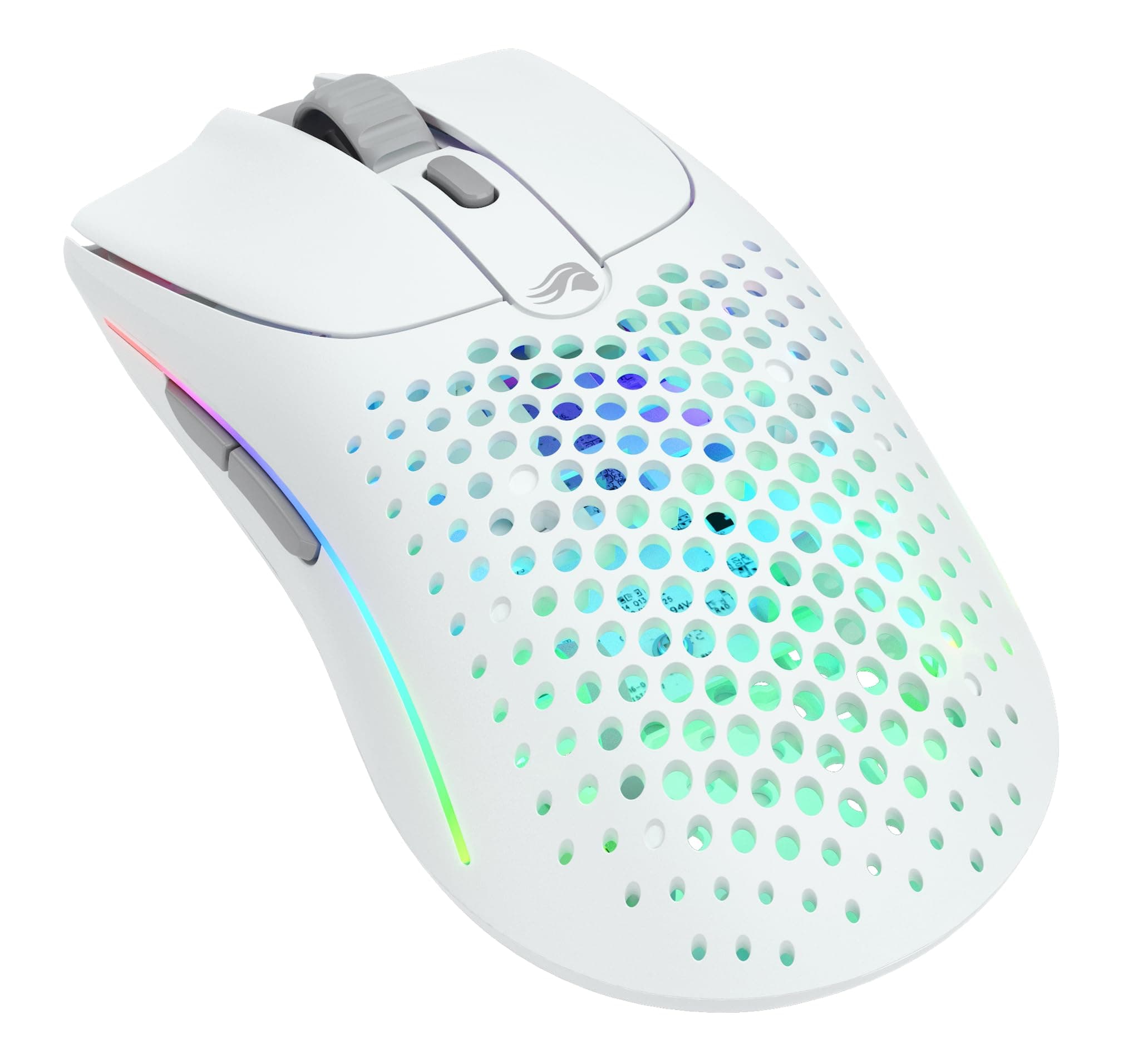 Gaming Model O 2 Wireless Gaming Mouse - Hybrid 2.4GHz & Bluetooth Wireless, 68g Superlight, Long Battery Life, 26k BAMF 2.0 Sensor, RGB, Ambidextrous, 6 Buttons, PTFE Feet - White