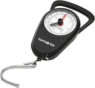Manual Luggage Scale, Black, One Size