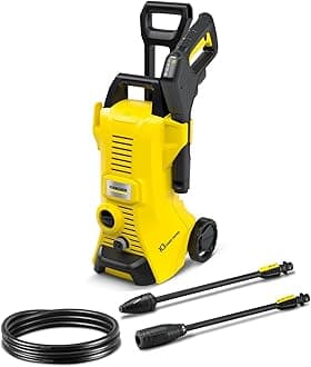 K3 Follow-Me Electric Power Pressure Washer with 4 Rolling Wheels, 1800 PSI, 1.3 GPM