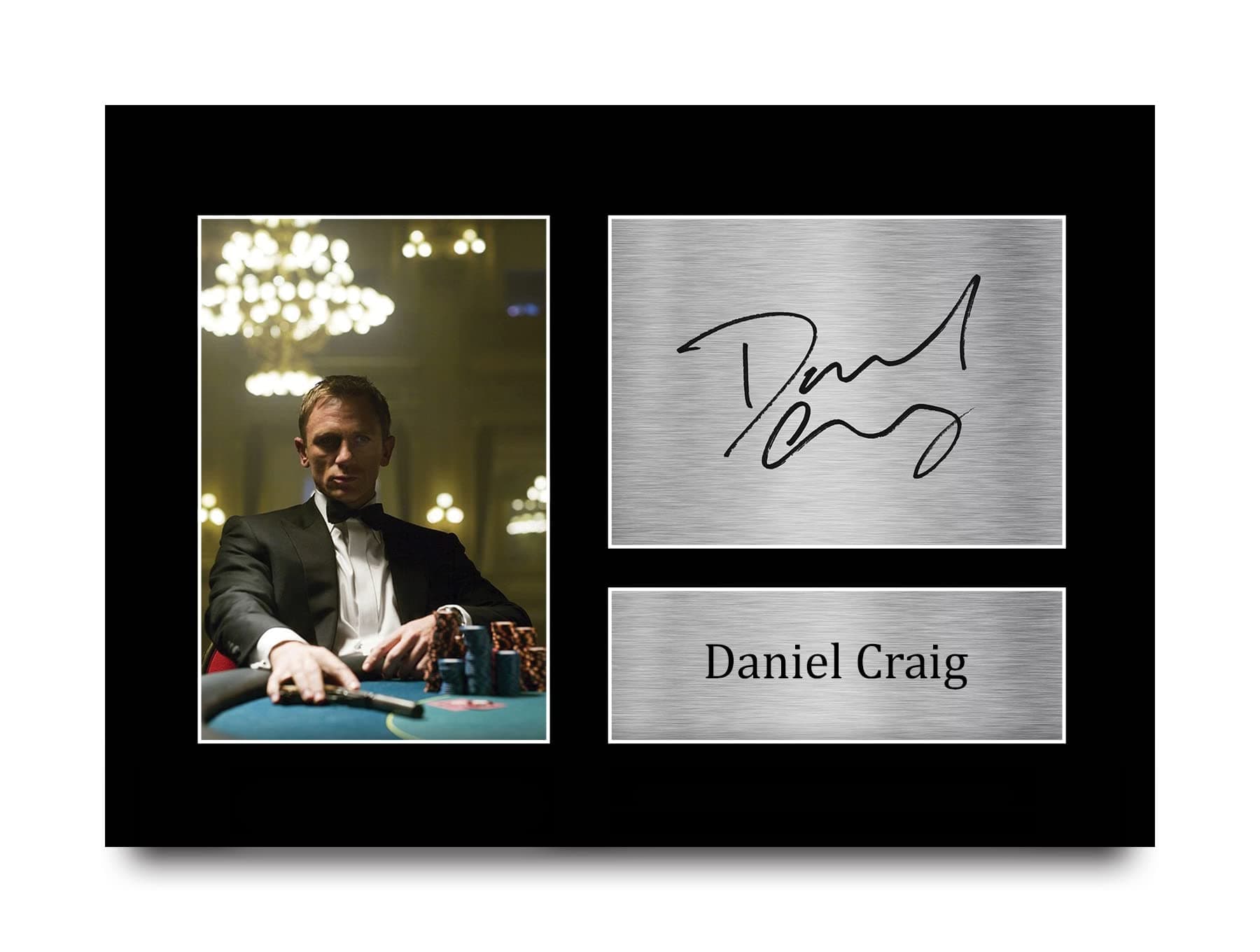 Daniel Craig Signed A4 Printed Autograph James Bond 007 Print Photo Picture Display