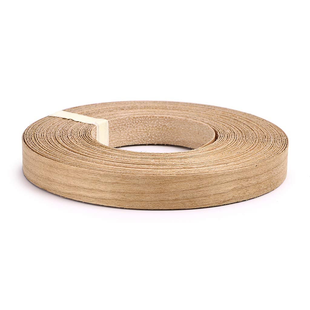 Skelang Cherry 3/4" x 50' Roll Wood Veneer Edge Banding Preglued Iron-On with Hot Melt Adhesive Edgebanding Flexible Wood Tape