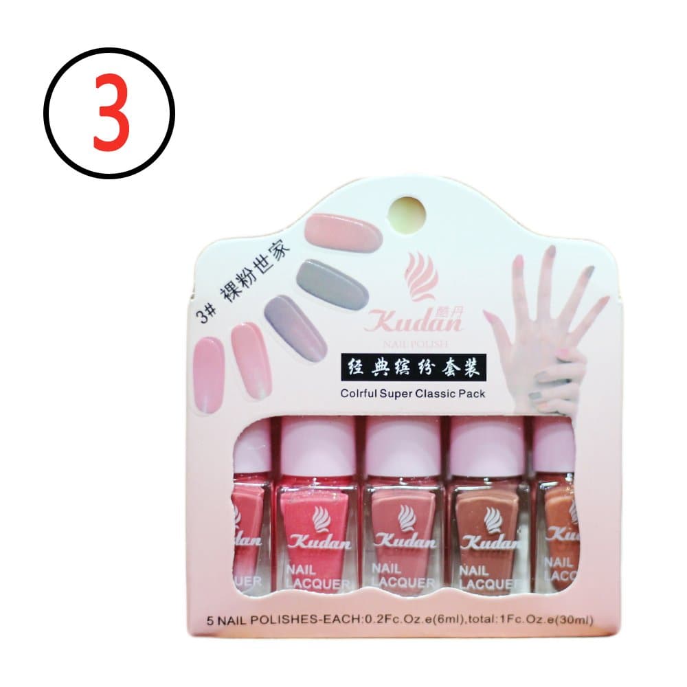 VOLUMUS Nail Polish Mini Collection Neon Nail Lacquer Set