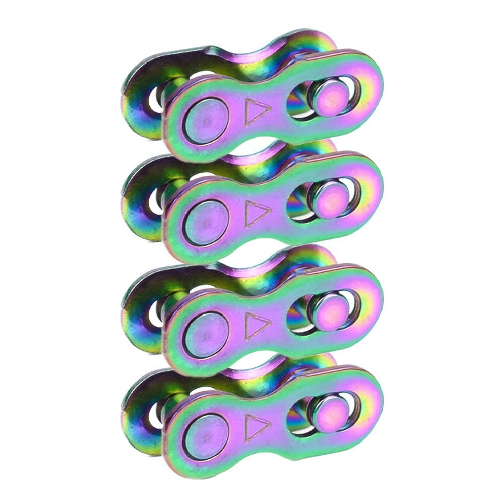 VG SPORTS4 Pairs Bicycle Missing Link 1/6/7/8/9/10/11/12 Speed Chain Reusable Steel Bike Chain Link