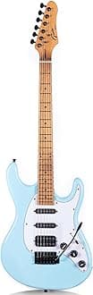 Grote Electric Solid Body Guitar Modern-GST For Beginners (Daphne Blue)
