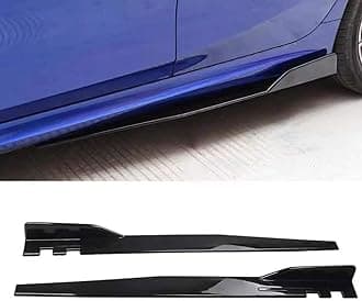2 Pcs Car Side Skirts for Mercedes Benz CLS Shooting Brake (X218) 2014-2016 2017 2018, Side Skirt Extension Anti Collision Protection, Car Accessories,Bright Black