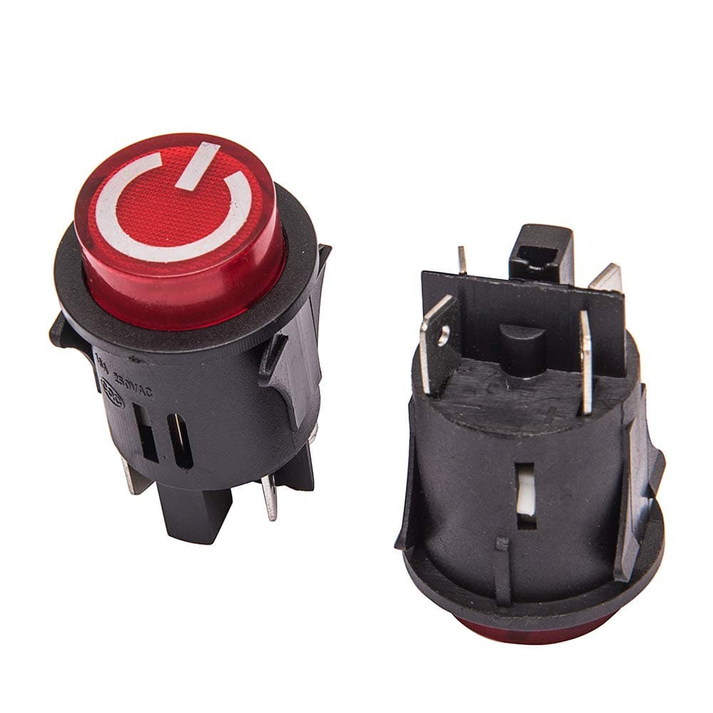 JIARUIXIN A Key Starts The Power Switch Button Start Switch Accessory for Kids Powered Ride on car Children Electric Ride on Toys Replacement Parts