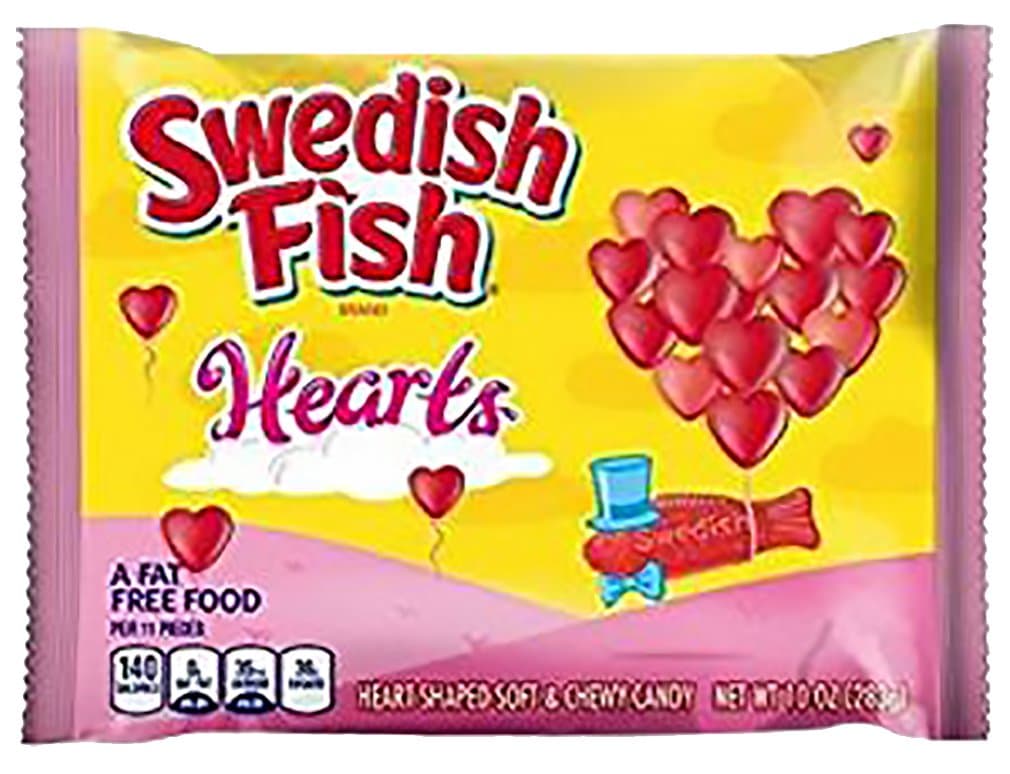 Swedish Fish Valentines Hearts