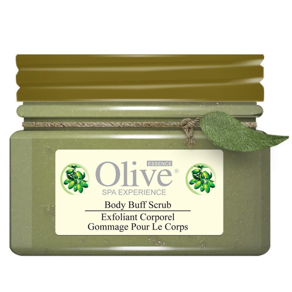 Olive Essence Spa Experience Body Buff Scrub Exfoliant Corporel 4 Fl Oz.