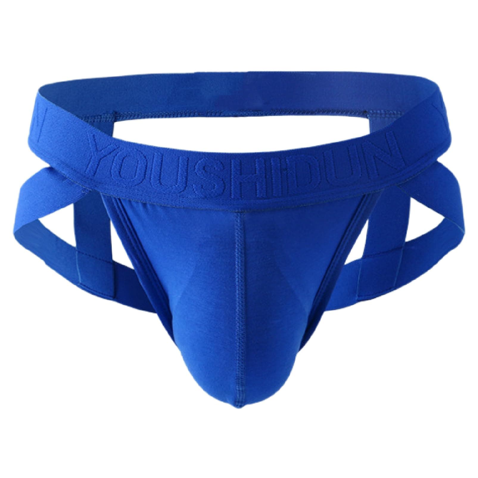 bebeoneMens Jockstrap Underwear Thong Athletic Supporters