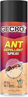 Gecko Ant Repellent Spray 200 ML | 100% Herbal, Anti Ant Spray For Home And Kitchen |Baby-Safe, Pet-Friendly |Red Ants Repellent Red Ant Repellent Spray For Home, Office | Pack of 1 - FORMULATION 30 X
