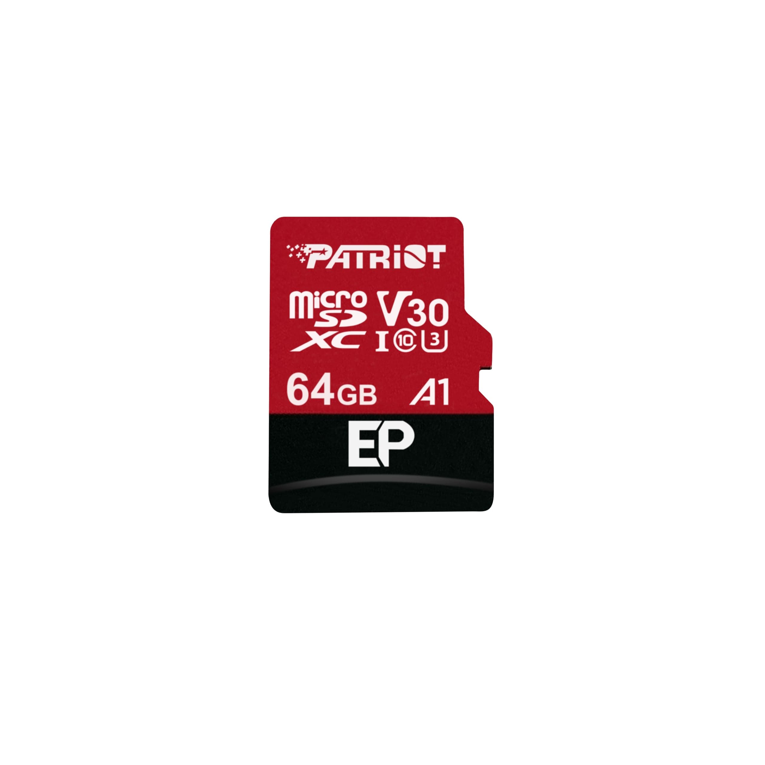 Patriot Memory 64GB A1 / V30 Micro SD Card for Android Phones and Tablets, 4K Video Recording - PEF64GEP31MCX