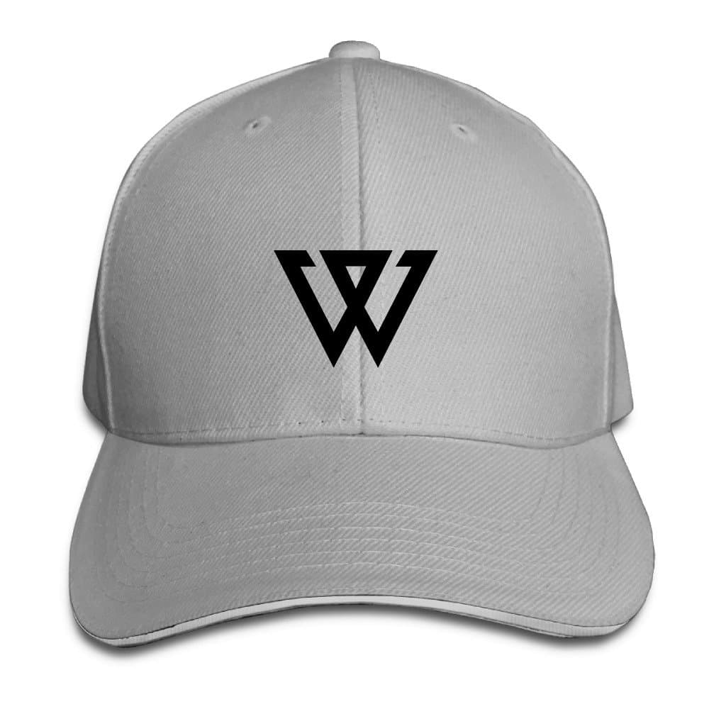 ASCHO2 Unisex K-pop BigBang Adjustable Snapback Sandwich Bill Cap Baseball Cap - Ash