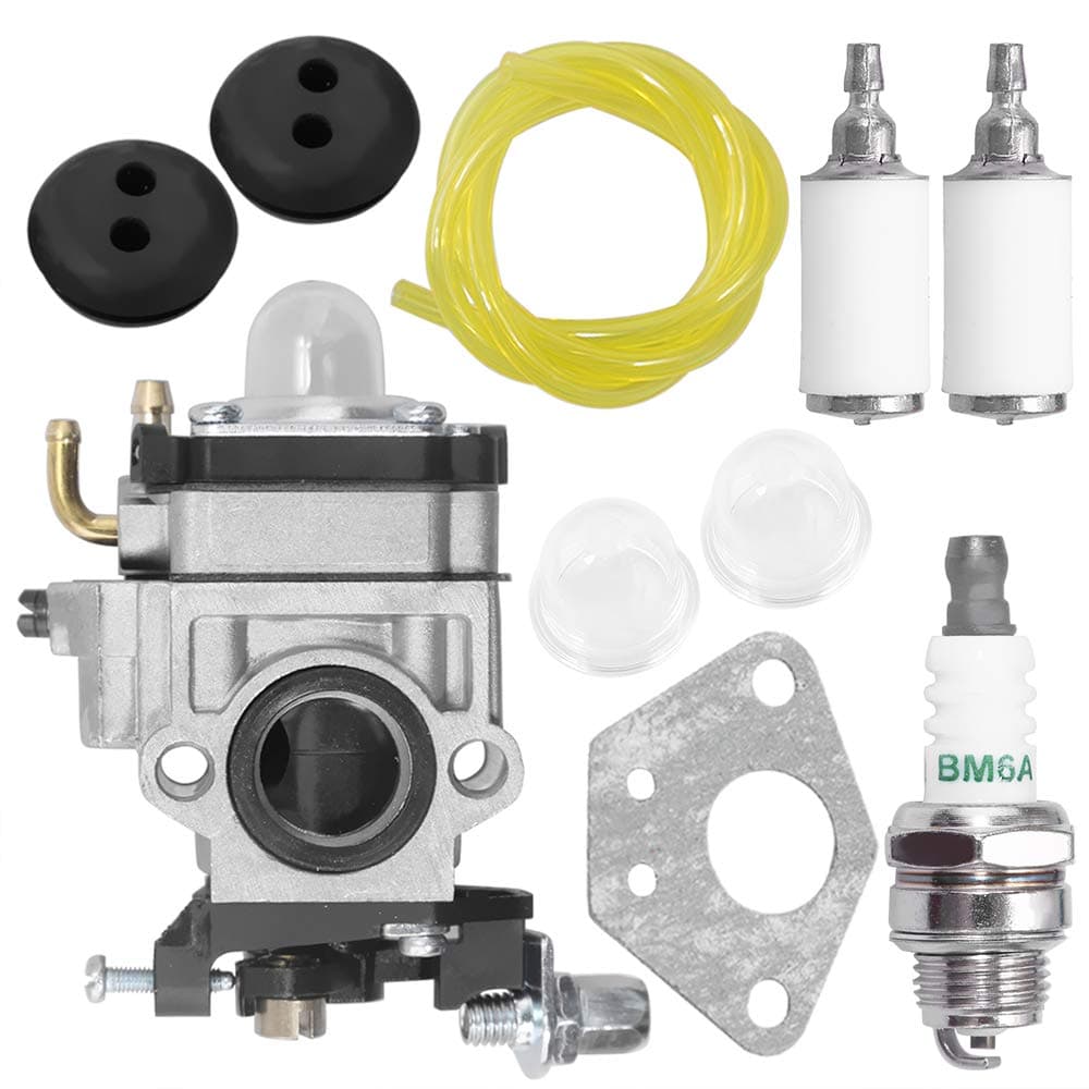 Anxingo 300486 Carburetor for Earthquake E43 E43WC E43CE Auger MC43 MC43E MC43CE MC43RCE Tiller MD43 Dethatcher WE43 WE43CE WE43E Ardisam Earthquake E43 AUGER 300486 11334 43CC 51.7CC 2 Cycle Carb
