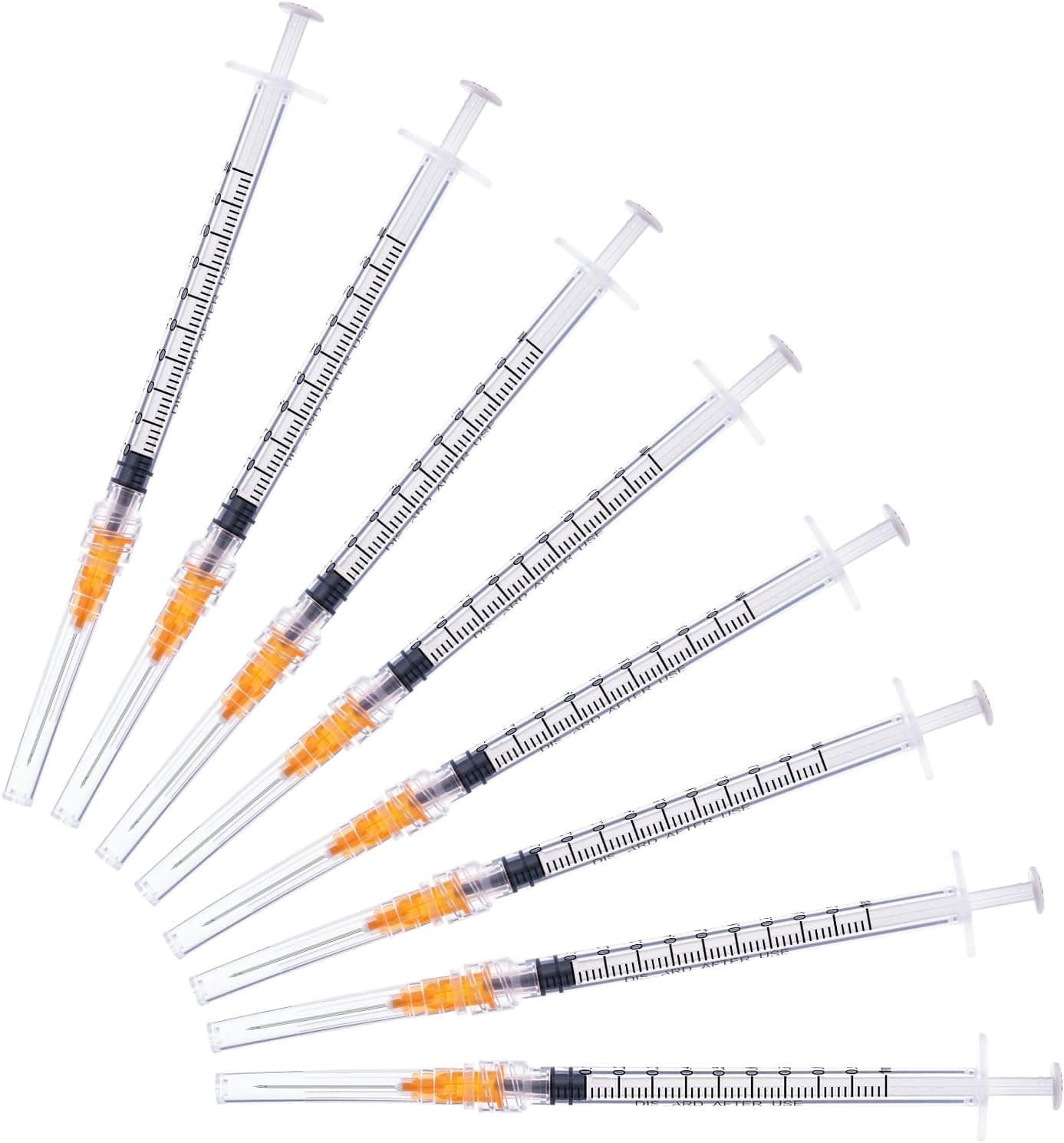 1ml 25G 1inch Syringe, Sterile Disposable Packaging. (20)