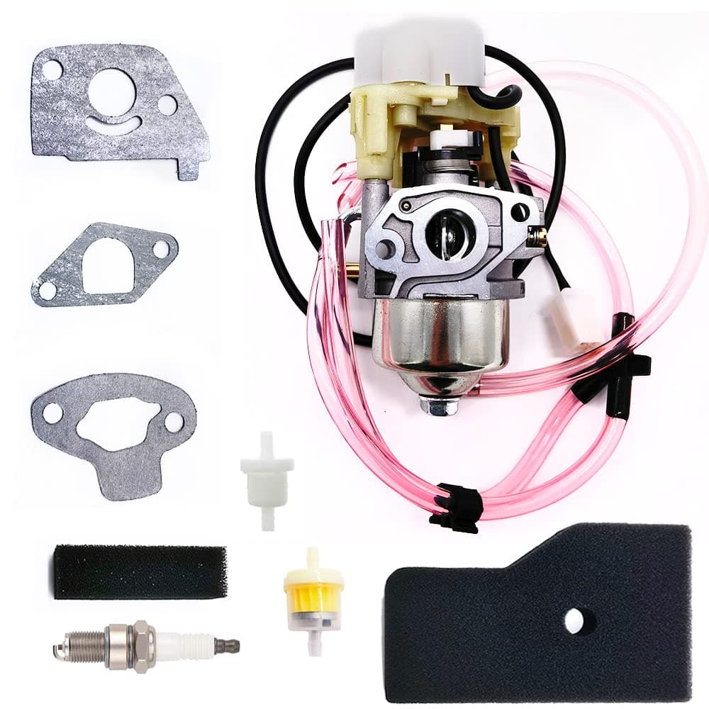 DKIIGAME EU2000I Carburetor for Honda EB2000i EU2000i EB2000I EU2000I EB2000IT1 EU2000IK1 EU2000IK1 16100-Z0D-D03 16100-Z0D-D01 Carb with Air Filter Spark Plug Gasket Fuel Line