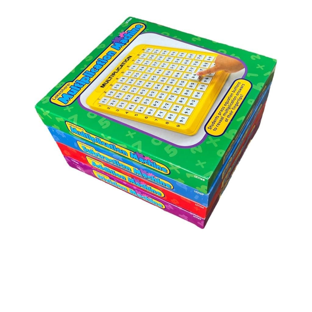 Lakeshore Self-Teaching Math Machines - Set of 4