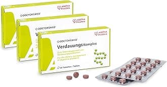 Verdauungs Digestive Supplement Tablets | Natural Alternative to Digestive Enzyme Help Against Bloating, Indigestion, Cramps, and Constipation | 100% Natural Ingredients | Indigestion Relief Tablets