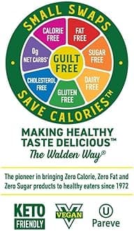 Walden Farms Coffee Creamers, 12 oz, Sweet Cream, 6-Unit