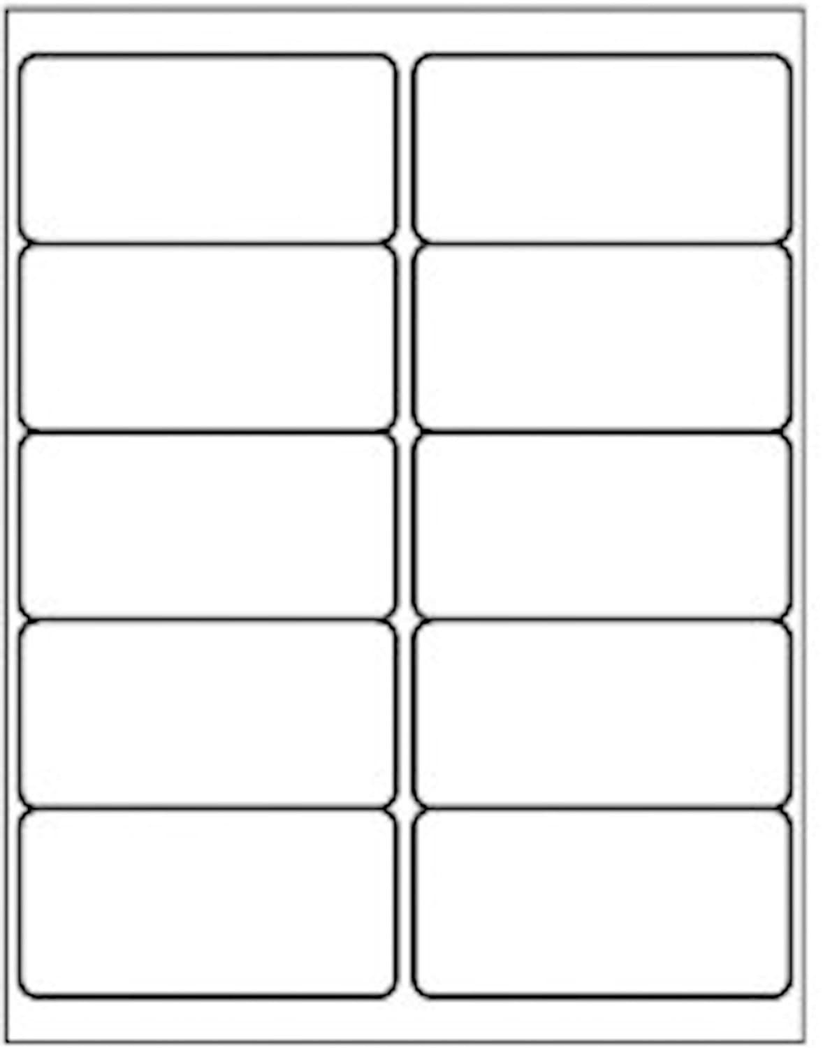 10 Up - Shipping Address Labels - 2" x 4" - 1000 Labels