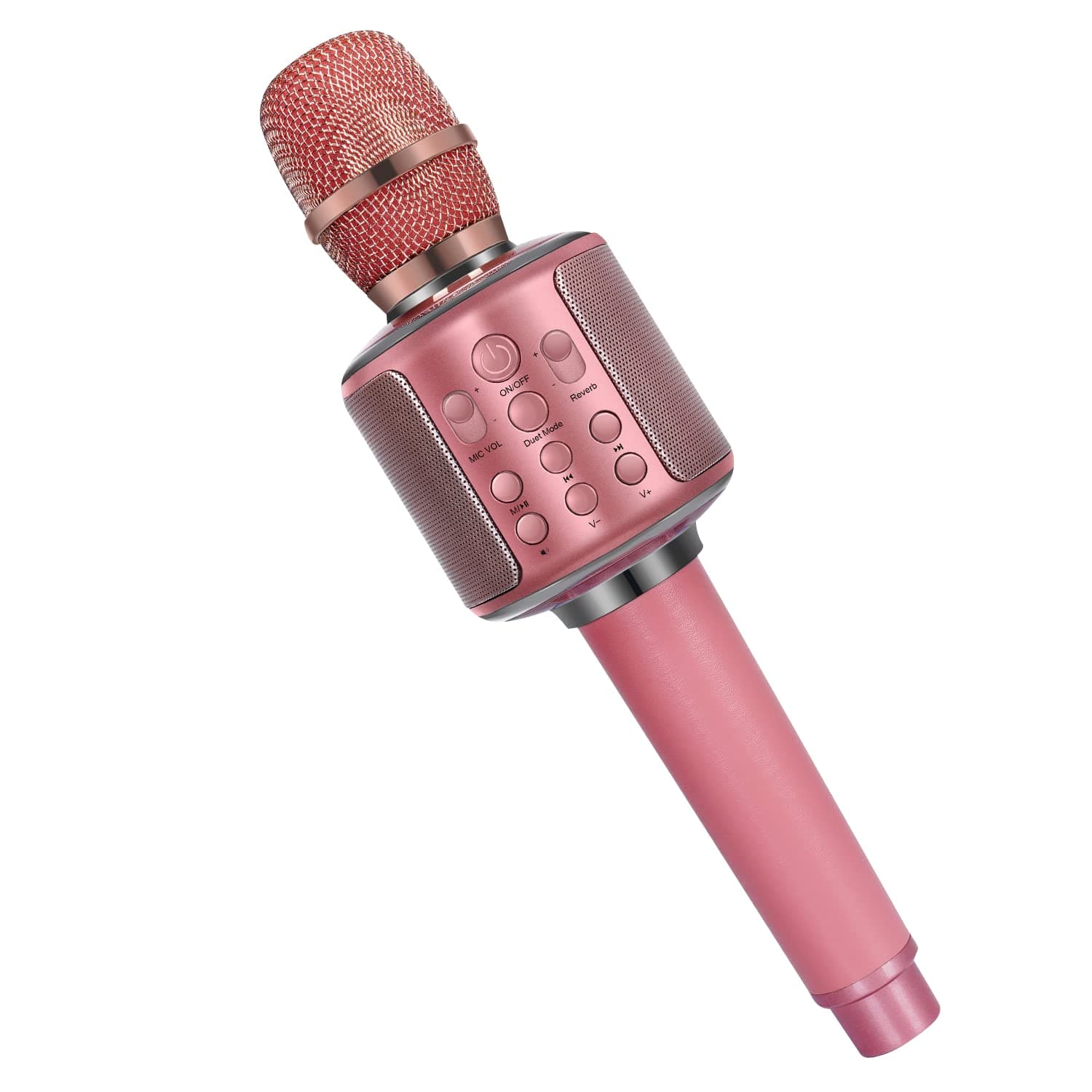 Wireless Bluetooth Microphone, Portable Karaoke With Speaker for Kids Adults Singing Handheld Mic Home KTV Party