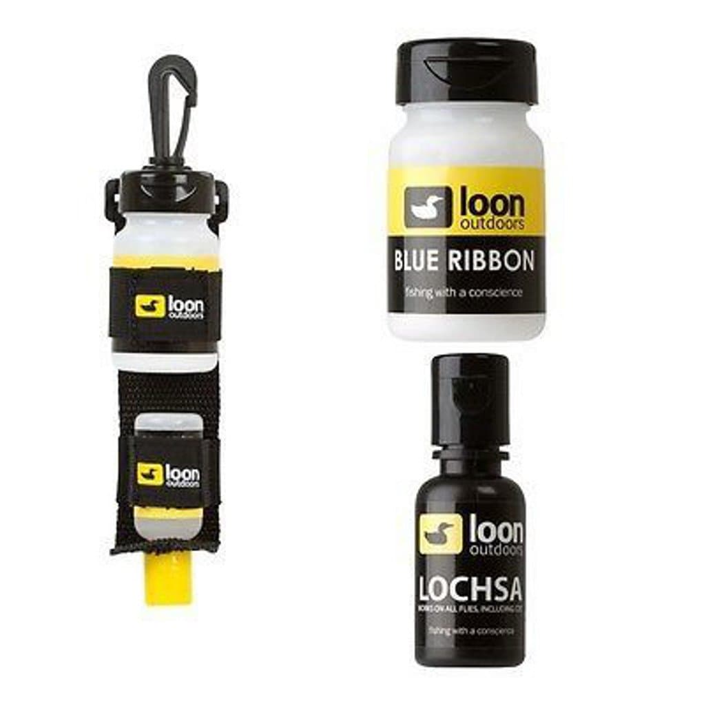 Loon OutdoorsCombo Pack - Floatant and Desicant with a Kingfisher Combo Holder
